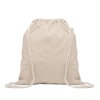 Vrecúško z recyklovanej bavlny (140 g/m2) , Beige (Farba Beige)