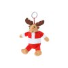 Vianočná plyšová kľúčenka , sob (Farba sob)