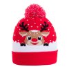 Vianočná zimná čiapka , Red (Farba Red)