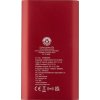 Bezdrôtová powerbanka 4000mAh typu C z recyklovaného hliníka , Red (Farba Red)