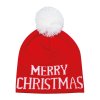 Vianočná čiapka s nápisom , Red (Farba Red)
