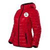 bunda damska everest červena s logom