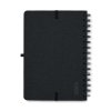 Špirálový zápisník A5 so stojanom na mobil , Black (Farba Black)