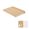 Zápisník A5 s memoblokmi , Beige (Farba Beige)