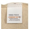 Bavlnené vrecúško (150 g/m2) Oeko-Tex , khaki (Farba khaki)
