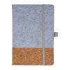Zápisník A5 z korku a plsti , Grey (Farba Grey)
