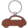 Kľúčenka z recyklovanej kože - auto , Brown (Farba Brown)