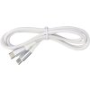 Nabíjací a dátový kábel USB-C/USB-C , white (Farba white)