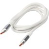 Nabíjací a dátový kábel USB-C/USB-C , white (Farba white)