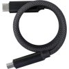 Nabíjací a dátový kábel USB-C/USB-C , Black (Farba Black)