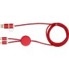 Dátový a nabíjací kábel 5v1 27W 150cm Alasia , Red (Farba Red)