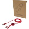 Dátový a nabíjací kábel 5v1 27W 150cm Alasia , Red (Farba Red)