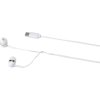 Slúchadlá s USB-C v recyklovanom obale Dofida , white (Farba white)