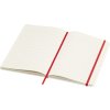 Recyklovaný zápisník A5 Bass (linajkové strany) , Red (Farba Red)