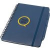 Zápisník A5 z oceánskeho plastu s perom , Ocean blue (Farba Ocean blue)