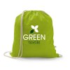 Vrecúško z recyklovanej bavlny (150 g/m2) , light green (Farba light green)