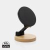 Stojan na telefón Magmount z RCS plastu a bambusu , Black (Farba Black)