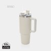 Termohrnček so slamkou 1200 ml Stadley z RCS ocele , white (Farba white)