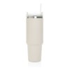 Termohrnček so slamkou 1200 ml Stadley z RCS ocele , white (Farba white)