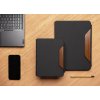 Portfólio A5 Teri z RPET a orechov , Black (Farba Black)