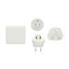 Cestovná nabíjačka TravelCharge Pro s USB-C z RCS plastu , white (Farba white)