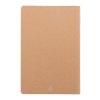 Zápisník A5 z recyklovaného papiera (čisté strany) , natural (Farba natural)