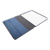 Portfólio A4 z recyklovanej PU kože , Blue (Farba Blue)