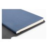 Portfólio A5 z recyklovanej PU kože , Blue (Farba Blue)