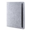 Portfólio A4 z RPET plsti , dark grey (Farba dark grey)
