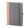 Zápisník A5 z RPET a korku , natural (Farba natural)