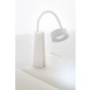 Dobíjacia baterka a stolová lampa , white (Farba white)