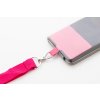 RPET lanyard na mobil , Pink (Farba Pink)