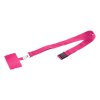 RPET lanyard na mobil , Pink (Farba Pink)