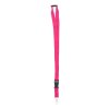 RPET lanyard s prackou a bezpečnostnou sponou , Pink (Farba Pink)