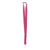 RPET lanyard s bezpečnostnou sponou , Pink (Farba Pink)