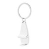 Kovová kľúčenka s otvarákom , Silver (Farba Silver)