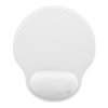 Ergonomická podložka pod myš z RPET , white (Farba white)