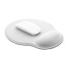 Ergonomická podložka pod myš z RPET , white (Farba white)
