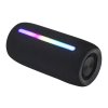 Bluetooth reproduktor s farebným LED svetlom , Black (Farba Black)