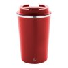 Termopohár z recyklovaného nerezu 350 ml , Red (Farba Red)