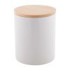 Hrnček na sublimáciu 300 ml s bambusovým vekom , white (Farba white)