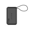 Hybridná nabíjačka 10 000 mAh 65W z RCS plastu , Black (Farba Black)