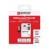 Adaptér SKROSS World MUV 2-pole s USB A a C , white (Farba white)