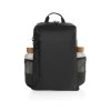 Vodeodolný batoh na 15,6" notebook Lima z RPET , Black (Farba Black)