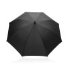 Open-close dáždnik Tony z RPET akáciového dreva , Black (Farba Black)
