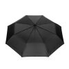 Skladací open-close dáždnik Vito z RPET , Black (Farba Black)