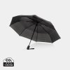 Skladací open-close dáždnik Vito z RPET , Black (Farba Black)