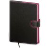 Denný A5 Flip , anthracit/magenta (Farba anthracit/magenta)