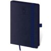 Týždenný vreckový Memory s gumičkou , Navy (Farba Navy)