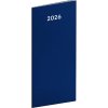 Vreckový mesačný diár Modrý 8x18 cm , mixed (Farba mixed)